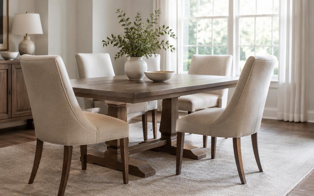 Chaises en tissu — photographie d’illustration